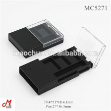 Draw/pull out 3 three colors eyeshadow packaging case supplier Shantou